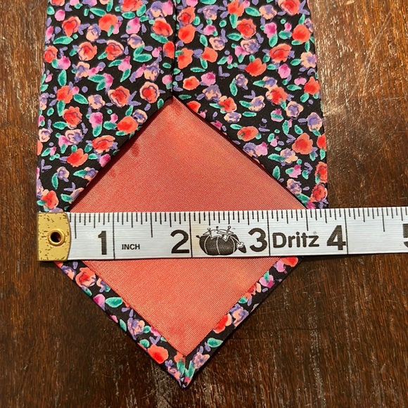 STEFANO CONTI rose flower classic trendy tie - Picture 6 of 7